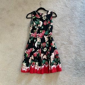 Floral aline midi dress